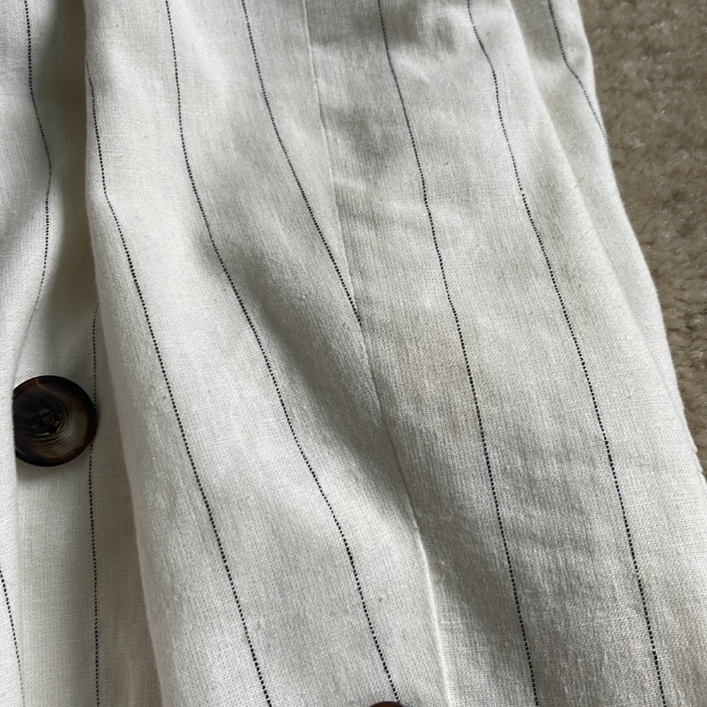 L'Agence Brea Pinstripe Linen Blazer - Picture 11 of 13